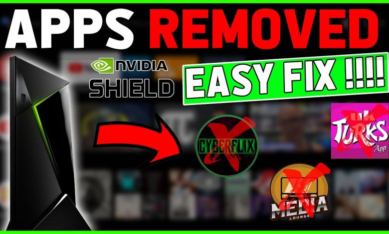 APPS NOT SHOWING NVIDIA SHIELD!! (CYBERFLIX + MORE REMOVED)