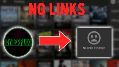 Cyberflix not working - No links available (June 2021)