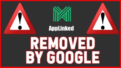 Applinked Warning - Removed from Google