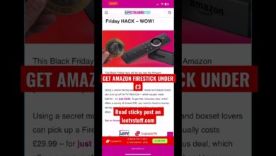 Get Amazon Firestick under £3 with this Black Friday Hack😱