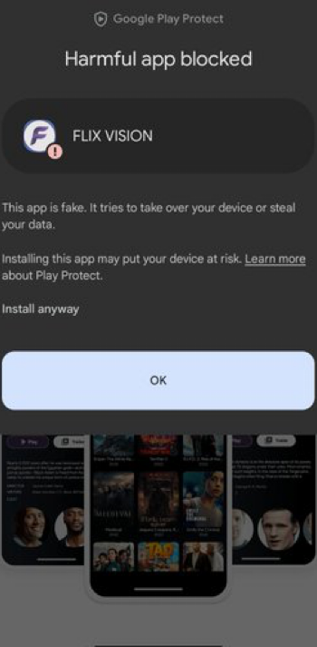 Flix Vision app blocked | LeeTVStuff.com